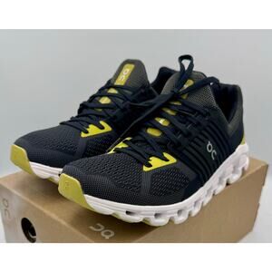 On Cloudswift Magnet Citron Mens Black Green Sz 7.5  41.9927 # 407